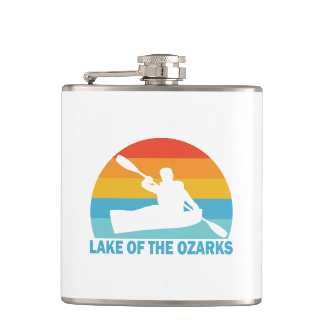 See des Ozarks Missouri Kayak Flachmann (Vorderseite)
