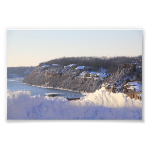 See des Ozarks-Winter-Fotos Fotodruck