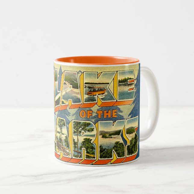 See des Ozarks  Zweifarbige Tasse (VorderseiteRechts)