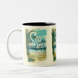 SEE DICH ZWEIFARBIGE TASSE