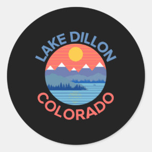 See Dillon Colorado Angeln Wandern Bootfahren Runder Aufkleber