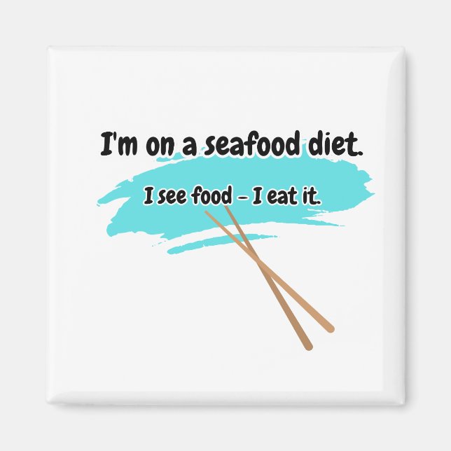 See-Food Diet Program Magnet (Vorne)