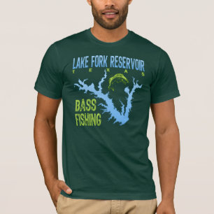 See-Gabel-Reservoir, Texas-Barschangeln T-Shirt