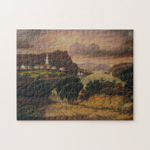 See George und das Dorf von Caldwell Puzzle