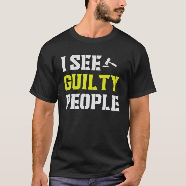 See Guilty People Correctional Officer T-Shirt (Vorderseite)
