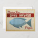 See Havasu Fisch Vintage Reise Postkarte (Vorne/Hinten)