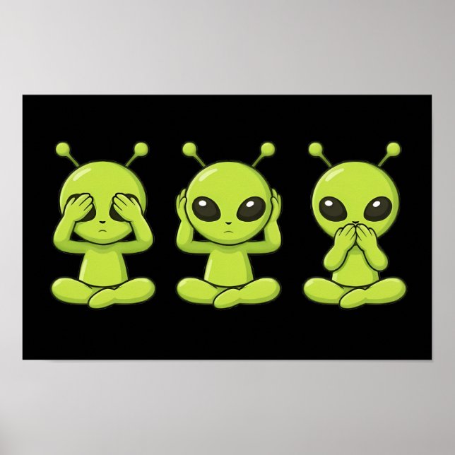 See, Hear, Speak No Evil Poster (Vorne)