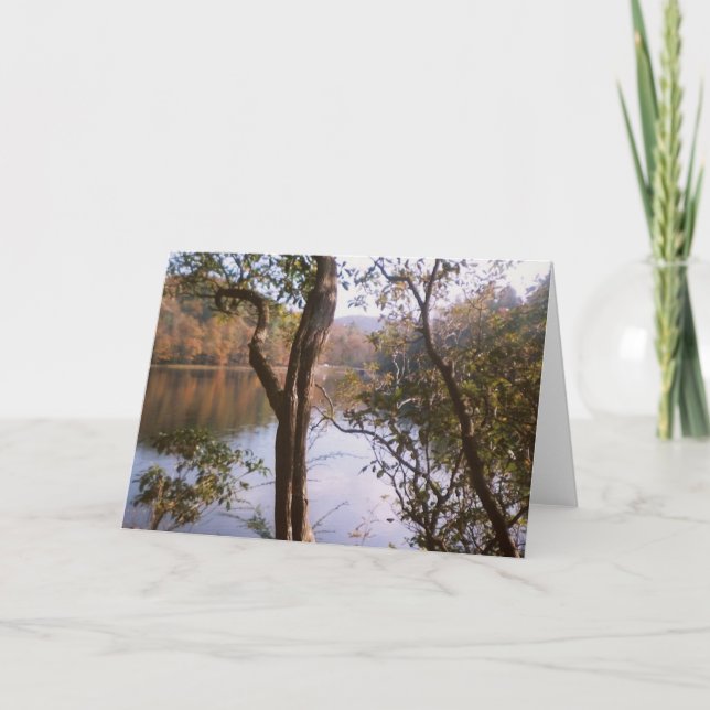 See in den Bergen Karte (Vorderseite)