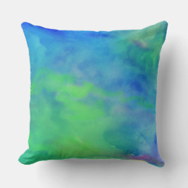 SEE KELP WATERCOLOR Retro-DESIGN Kissen Kissen