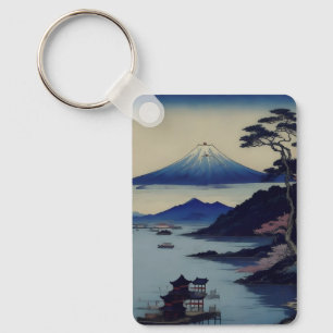 See, Kiefer und Berg – Japan Schlüsselanhänger