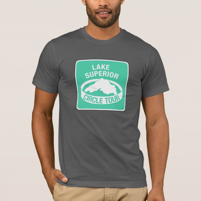 See-Kreis-Ausflug, Verkehrszeichen, USA T-Shirt (Vorderseite)