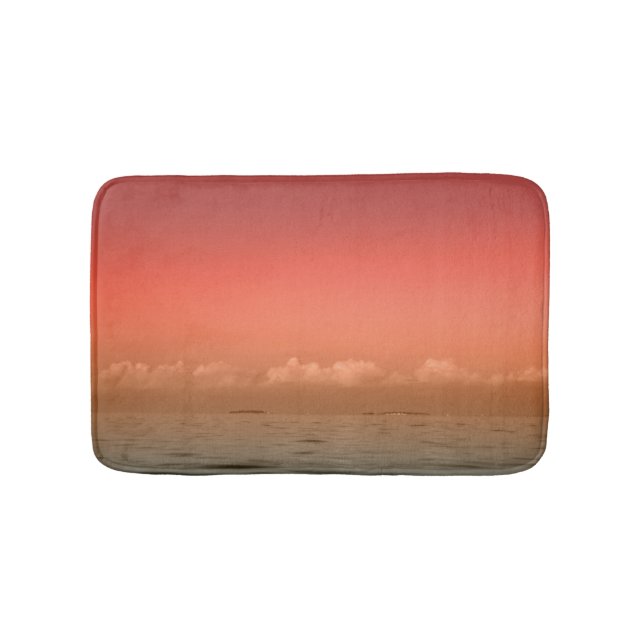 See, Land und Himmel | Wunderschöne Landschaft Badematte (Vorderseite)