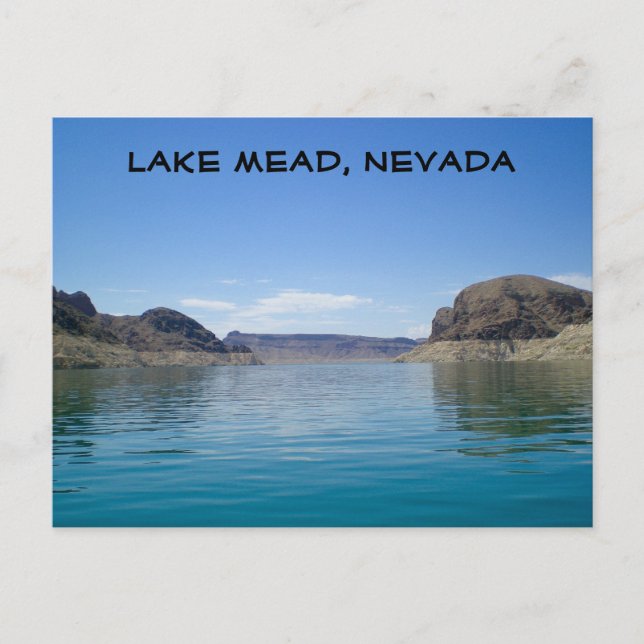 See Mead nähe Las Vegas Nevada Postkarte (Vorderseite)