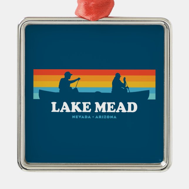 See Mead Nevada Arizona Kanufahrt Ornament Aus Metall (Vorne)