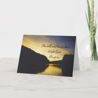 See mit Schrift Karte