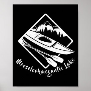 See Mooselookmeguntic Maine Kajaks Kajaken Bootfah Poster