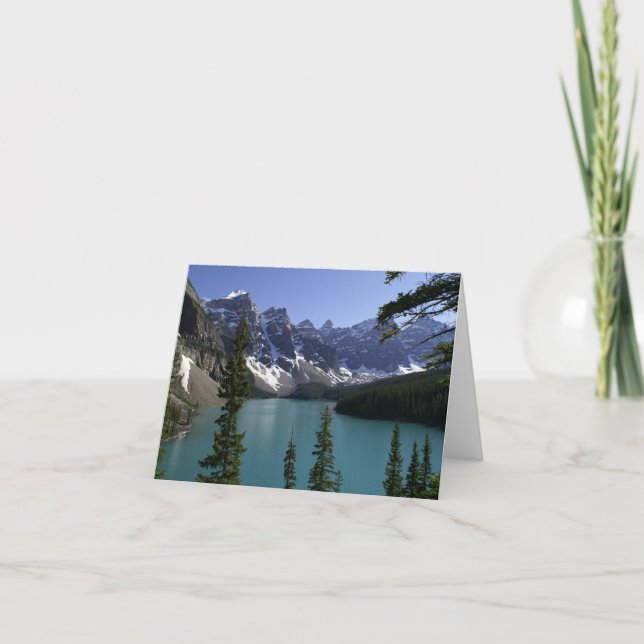 See-Moraine Notecard Karte (Vorderseite)