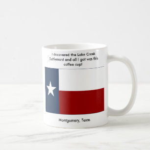 See-Nebenfluss-Regelung - Montgomery, Texas Tasse