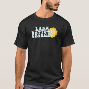 See Notentfernt Georgia GA Retro Wavy Familienurla T-Shirt