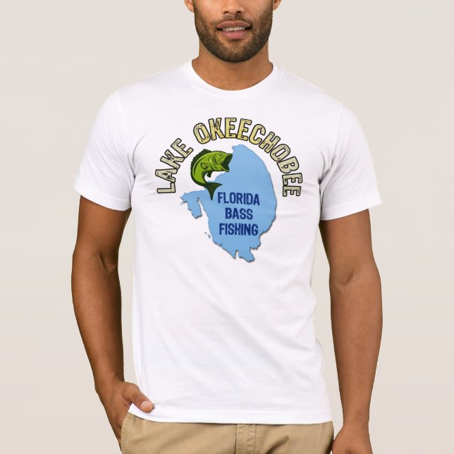 See Okeechobee, Florida-Barschangeln T-Shirt (Vorderseite)