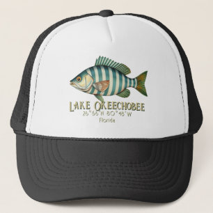 See Okeechobee Florida Seekleidung Truckerkappe
