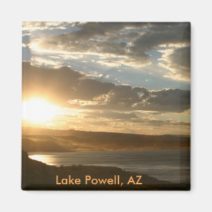 See Powell AZ am Sonnenuntergang Magnet