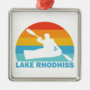 See Rhodhiss North Carolina Kayak Ornament Aus Metall