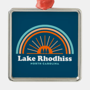 See Rhodhiss North Carolina Rainbow Ornament Aus Metall
