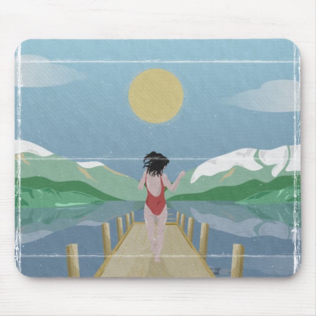 See Rotoiti Neuseeland Mousepad (Vorne)