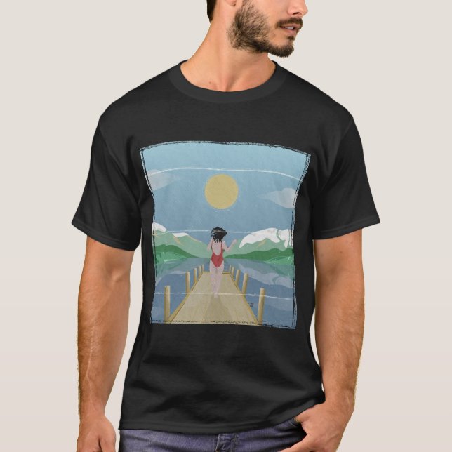 See Rotoiti Neuseeland T-Shirt (Vorderseite)
