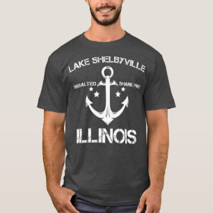 SEE SHELBYVILLE ILLINOIS Camping der Sonnenfischer T-Shirt