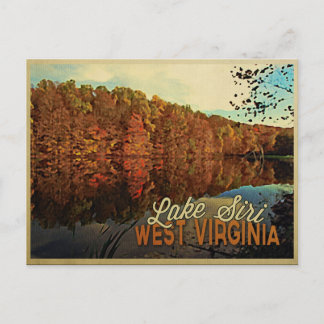 See Siri West Virginia Postkarte