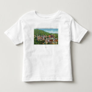 See-Straßen-Hügel-Ansicht des Geschäfts-Abschni Kleinkind T-shirt
