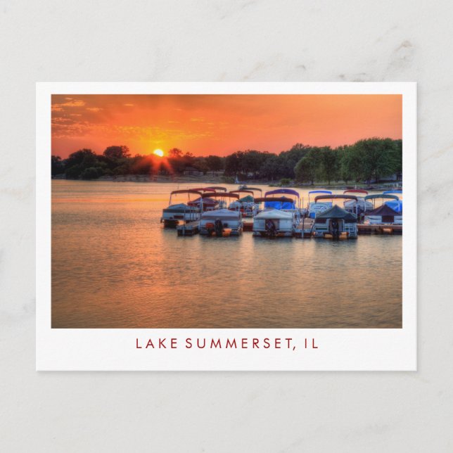 See Summerset Illinois Postkarte (Vorderseite)
