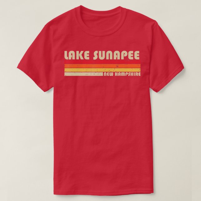 SEE SUNAPEE NEW HAMPSHIRE Camping S T-Shirt (Design vorne)
