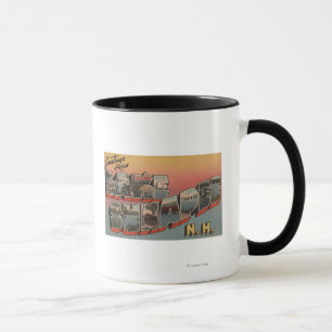 See Sunapee, New Hampshire - großer Buchstabe Tasse