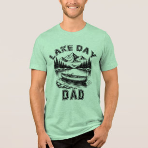 See Tag Vater, Camping-Abenteuer Tri-Blend Shirt