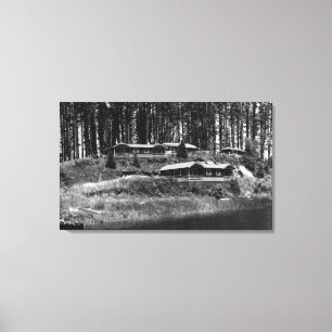 See Tahkenitch Erholungsort-Kabinen auf Leinwanddruck