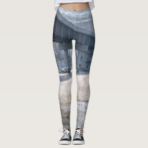 See Taneycomo Foggy Winter Angeln Leggings