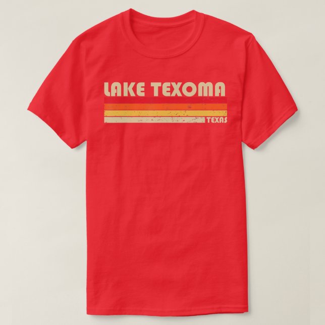 SEE TEXOMA TEXAS Funny Fishing Camping Summer Gif T-Shirt (Design vorne)