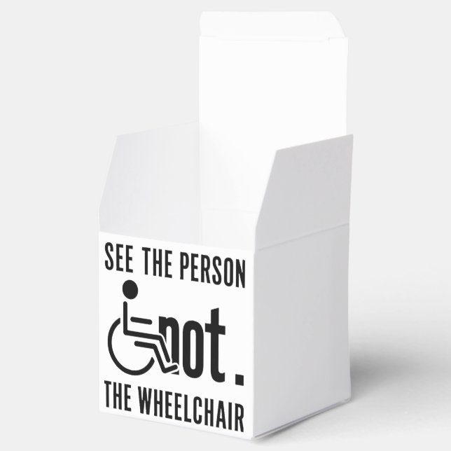 See The Person Not The Wheelchair Geschenkschachtel (Geöffnet)