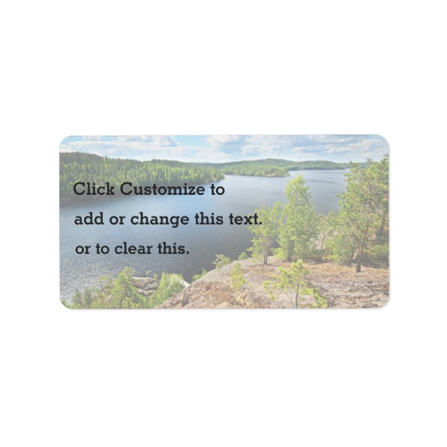 See Themed Adressaufkleber (Vorne)