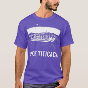 See Titicaca Andes Bolivien Peru Reisen Souvenir T-Shirt