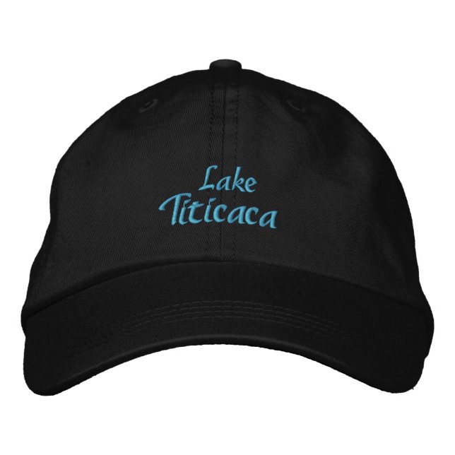 SEE TITICACA BESTICKTE BASEBALLKAPPE (Vorderseite)