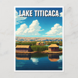 See Titicaca Floating Islands Postkarte