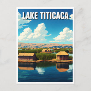 See Titicaca Floating Islands Postkarte