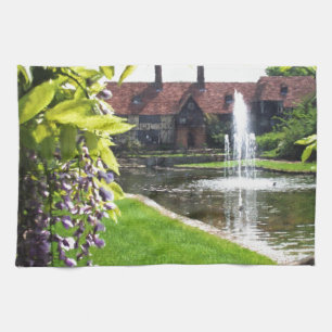 See und Brunnen bei RHS Wisley Geschirrtuch