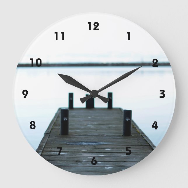 See und Deck. Kingston, Ontario, Kanada Große Wanduhr (Vorderseite)