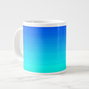 See und Himmel Blau und Grün Jumbo-Tasse