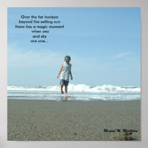 See und Himmel Poster